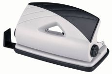Дырокол KW-trio 90Q0 BIAS Mini до 10 листов метал. база пласт. рукоять c мягкой вставкой линейка