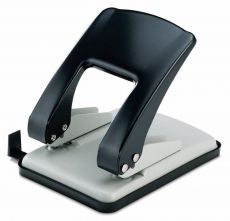 Дырокол KW-trio 976gr/blck Stylish Heavy Duty до 40 листов черный линейка