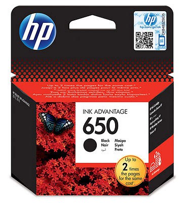 Картридж для принтера и МФУ HP 650 CZ101AE черный для Deskjet Ink Advantage 2515 и 2515 e-All-in-One