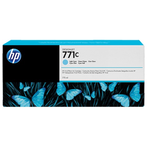 Картридж для принтера и МФУ HP №771C B6Y12A светло-голубой для Designjet Z6200 Printer series 775ml
