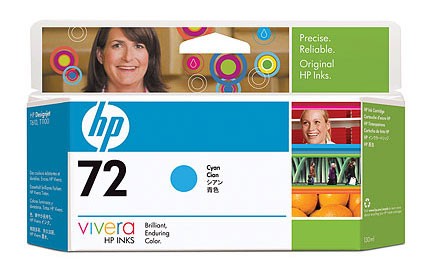 Картридж для принтера и МФУ HP C9371A N72 cyan 130 ml.