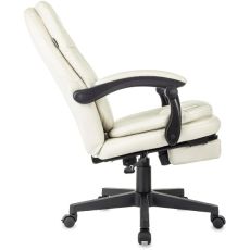 Кресло руководителя Бюрократ CH-868N-BF [ch-868n-bf/ivory-pu] на колесиках, эко.кожа, слоновая кость