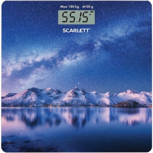 Напольные весы Scarlett SC-BS33E022 до 180 кг синий ()